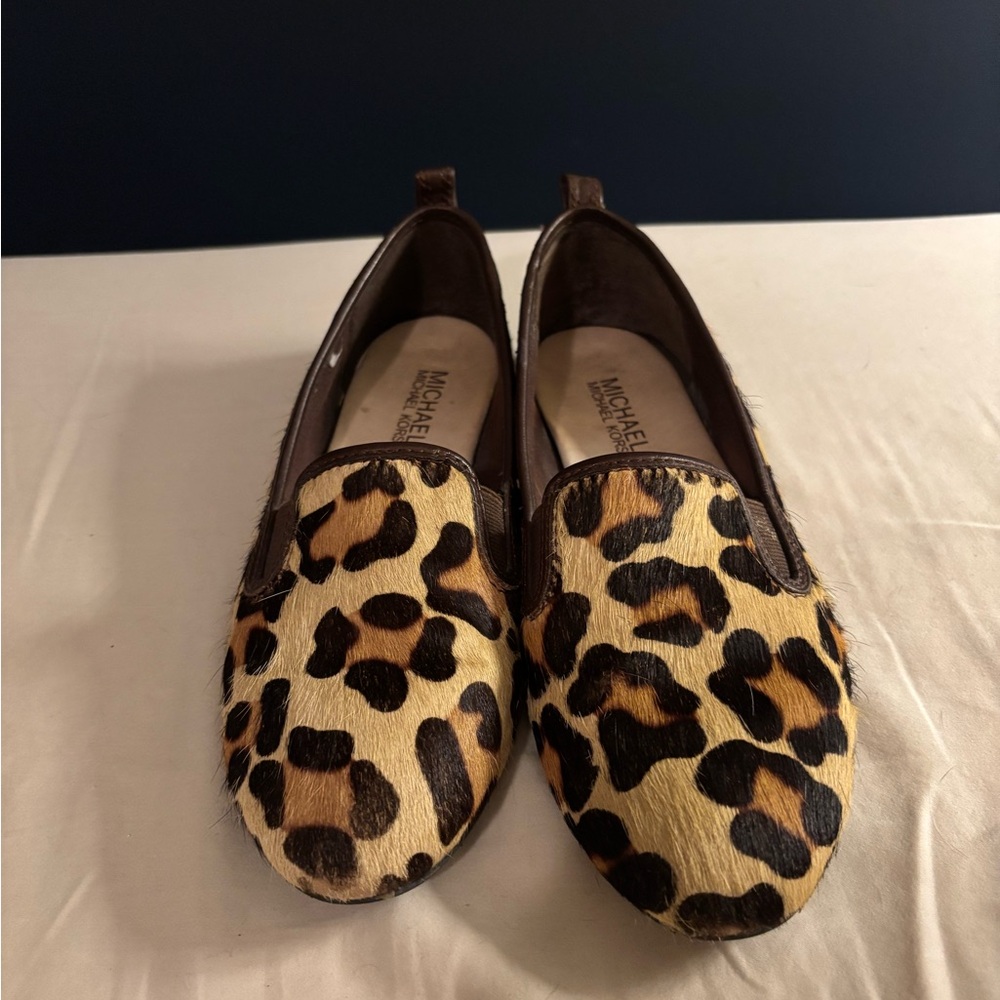 Cheetah print loafers - Micheal kors- size 6